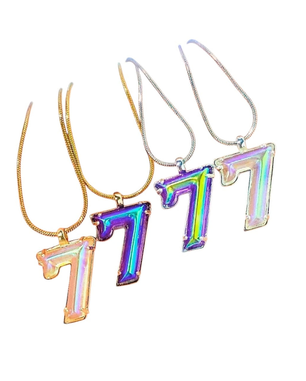 OT7 Necklace - Aurora Borealis Stone