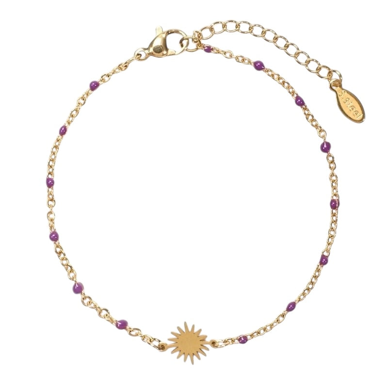 Purple Sun Bracelet